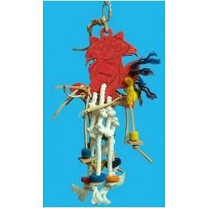    Zoo Max DUS241WS Cat 14 in Small Wood Bird Toy