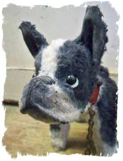 Antique Style ★ OLD ToY BOSTON TERRIER Companion Dog vintage ★ by 