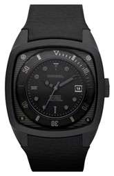 DIESEL® Large Square Leather Strap Watch $120.00   $140.00