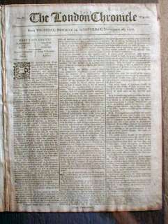 1776 REVOLUTIONARY WAR newspaper NATHAN HALE HANGED by BRITISH as SPY 
