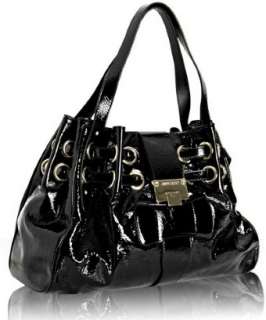 Jimmy Choo black patent leather Ramona shoulder bag   up to 