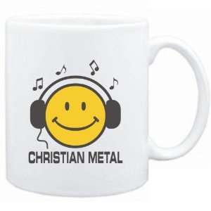    Mug White  Christian Metal   Smiley Music