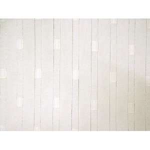  32112 S Jacquarded Sheer   Ivory and Gold Stripe