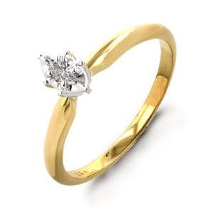   Solitaire Diamond Ring (.05 ct, I J Color, I1 I2 Clarity), Size 7