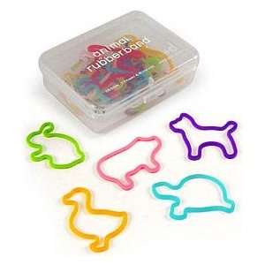  Animal Rubber Bands PET Set Silicone Made in Japan Toys 