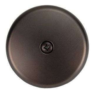 One hole Face Plate, for Waste and Overflow, Oil Rubbed Bronze Finish 