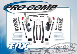   08 Dodge Ram 2500/3500 Diesel Pro Comp Long Arm Lift Kit w/ Fox Shocks
