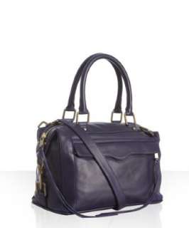 Rebecca Minkoff purple leather Mab Mini bag with strap   up 