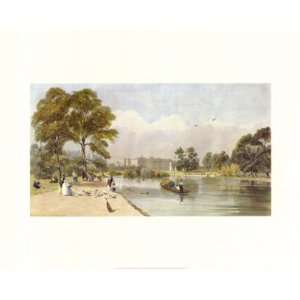  Buckingham Palace from St Jamess Park by Thomas Shotter 