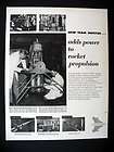   Motors Marquardt Aircraft Olin Chemical Joint Rocket Research 1955 Ad
