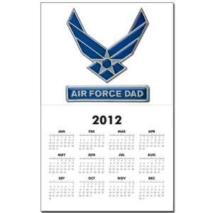    Calendar Print w Current Year Air Force Dad 