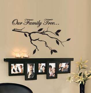 OUR FAMILY TREE Vinyl Wall Decal  