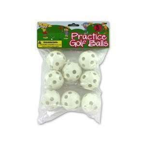  8 Pack Practice Golf Balls 
