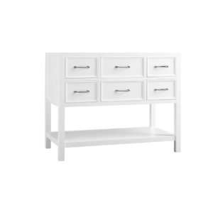   Neo Classic Newcastle 42 Inch Vanity Cabinet In Wh