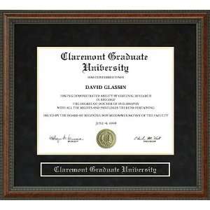 Claremont Graduate University (CGU) Diploma Frame  Sports 