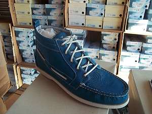 Sperry Band of Outsiders   Blue Nylon Boot   MUST SEE BIGGER SIZES 