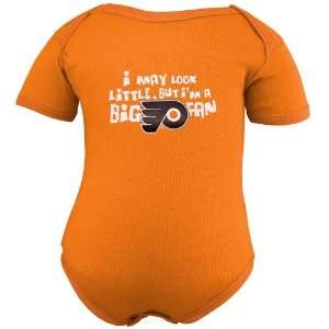  Philadelphia Flyers Orange Newborn Little Big Fan Creeper 