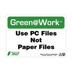 GW6 to 1019   Use PC Files Not Paper Files, 7 X 10, Recycled Plastic 