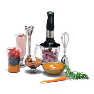 Frontgate Wolfgang Puck Immersion Blender Chopper Mixer Stainless 