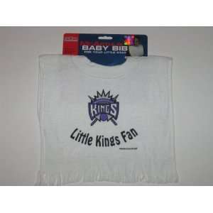  SACRAMENTO KINGS Team Logo Terry Velour Pullover BABY BIB 