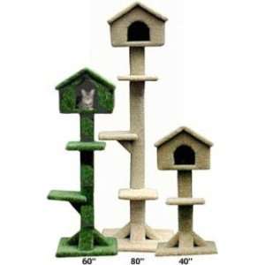  Sky House Cat Tree  Color BURGUNDY  Size 80 INCH 
