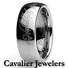 silver lotr tungsten ring wedding band the one one day
