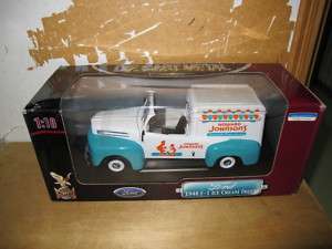 Ford F 1 ice cream van truck Howard Johnsons 1/18  
