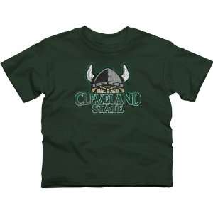  Cleveland State Vikings Youth Distressed Primary T Shirt 