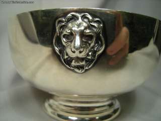Black Starr & Frost Gorham Sterling Silver Early Colonial Pattern Lion 