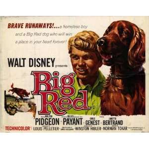 Big Red   Movie Poster   11 x 17