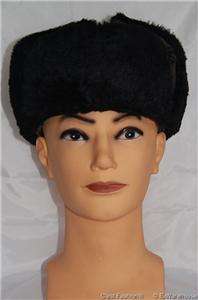 suede black faux fur russian hat cotton khaki faux fur russian hat 