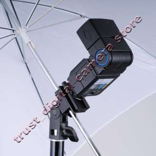 Bracket Flash Shoe Umbrella Holder Swivel Light Stand B  
