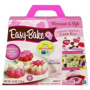  Easy Bake Microwave Stylin Sweets Cake Kit