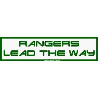  Rangers Lead the Way MINIATURE Sticker Automotive