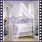 Baby White Mosquito Net Canopy for Nursery Crib Bed Cot