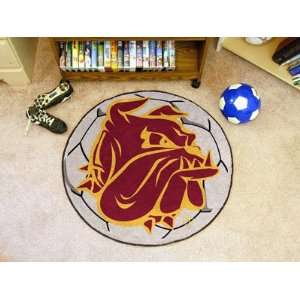  University of Minnesota Duluth Soccer Ball Rug Furniture & Decor