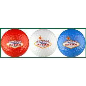  Welcome to Las Vegas Golf Balls   Red, White & Blue 