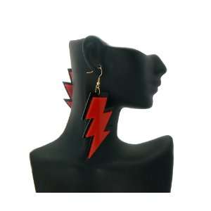   Poparazzi Small Lightning Bolt Earrings Lady Gaga Paparazzi Jewelry