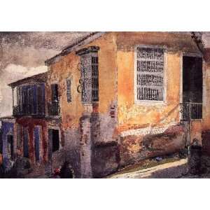   name Street Corner Santiago de Cuba, By Homer Winslow Home
