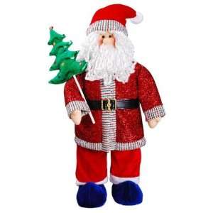  Christmas decoration 2ft standing Red Santa Claus doll 