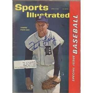  Frank Lary Autographed Sports Illustrated April 9, 1962 