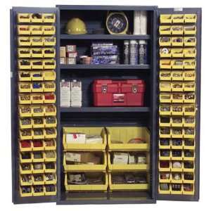 IHS VSC 3501 132 Bin Storage Cabinet with Keyed Handle Lock 