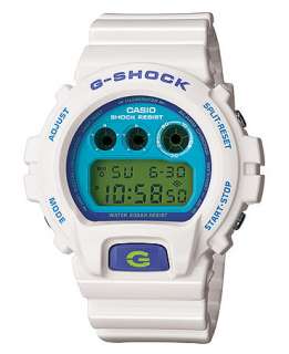 Shock Watch, Mens White Resin Strap DW6900CS 7   All Watches 