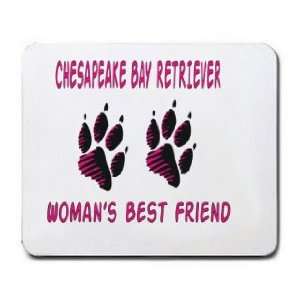  CHESAPEAKE BAY RETRIEVER WOMANS BEST FRIEND Mousepad 