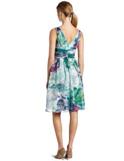 Donna Morgan Floral Chiffon Dress ( Size 18W)  