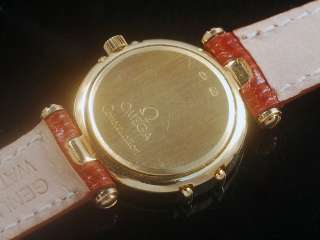 Omega Constellation 18K Solid Gold Diamond Womens Watch  