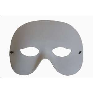  White Masquerade Half Mask