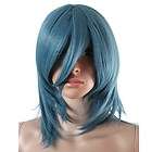 gray blue wig  