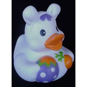  Easter Bunny Rubber Duck Bath Toy 