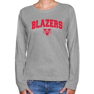  NCAA Valdosta State Blazers Ladies Ash Logo Arch Long 